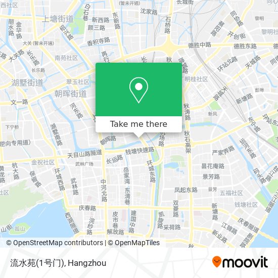 流水苑(1号门) map