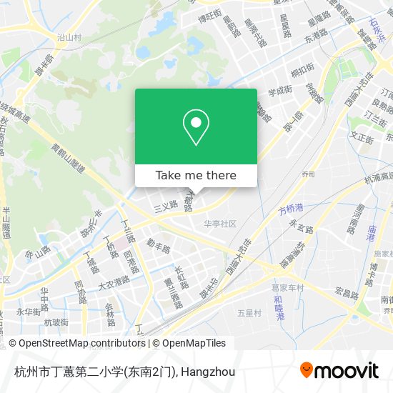 杭州市丁蕙第二小学(东南2门) map