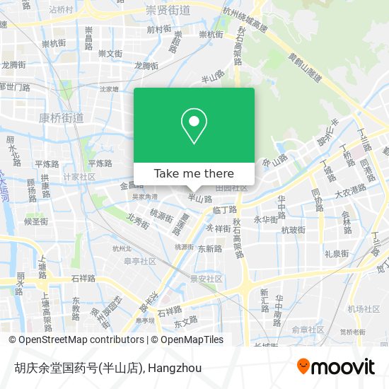 胡庆余堂国药号(半山店) map