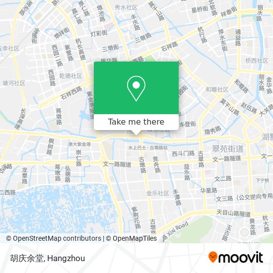 胡庆余堂 map