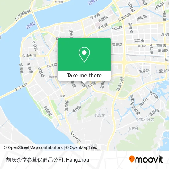 胡庆余堂参茸保健品公司 map
