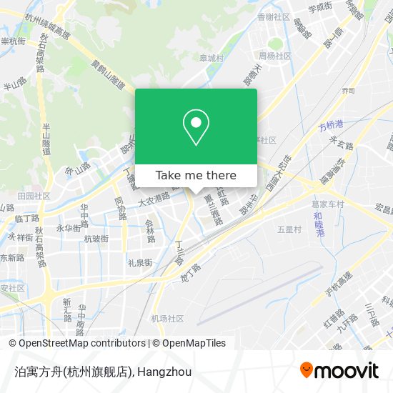 泊寓方舟(杭州旗舰店) map