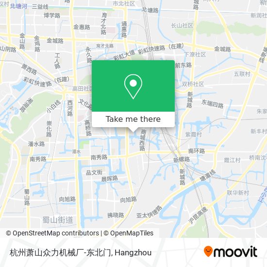 杭州萧山众力机械厂-东北门 map