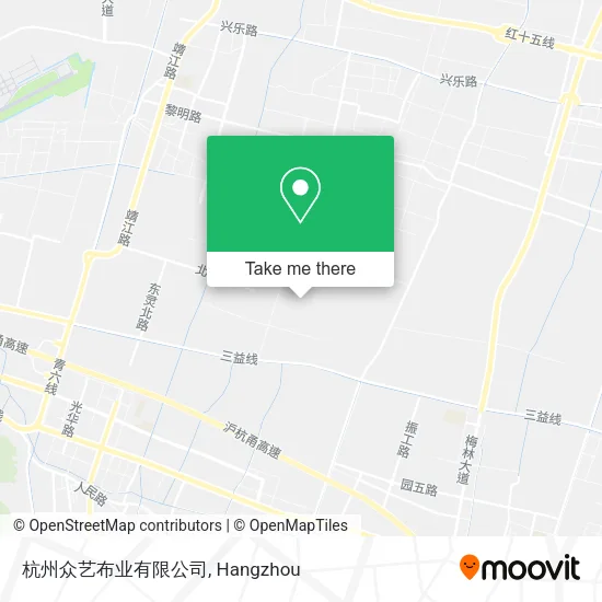 杭州众艺布业有限公司 map