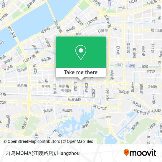 群岛MOMA(江陵路店) map