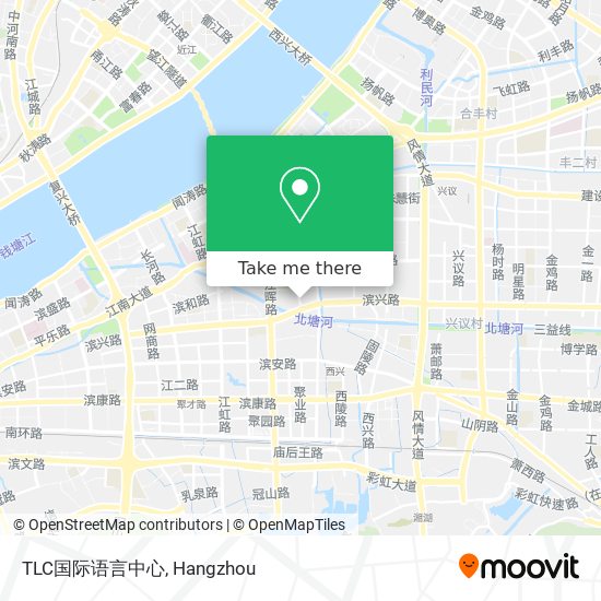TLC国际语言中心 map