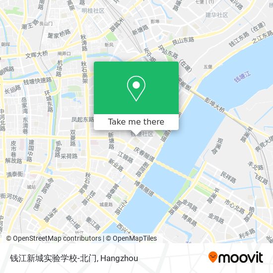 钱江新城实验学校-北门 map