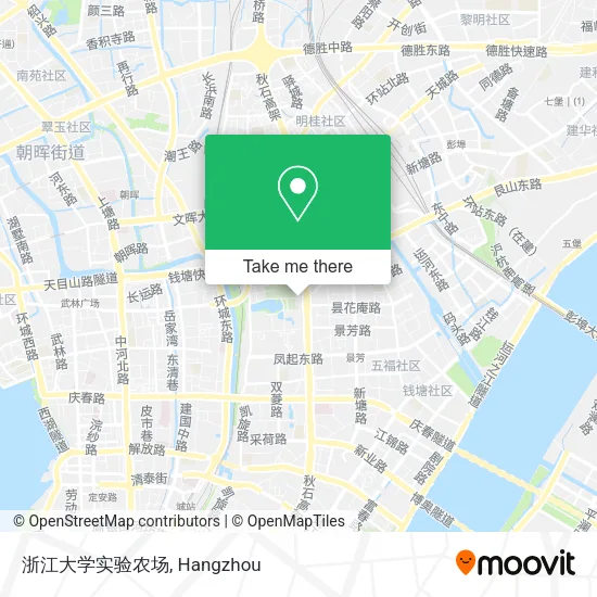 浙江大学实验农场 map