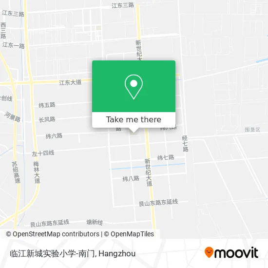 临江新城实验小学-南门 map