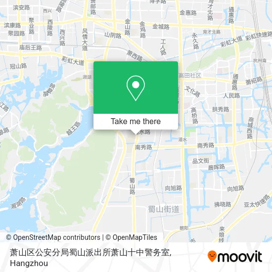 萧山区公安分局蜀山派出所萧山十中警务室 map