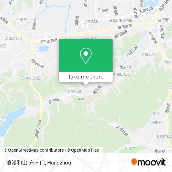 浪漫和山-东南门 map