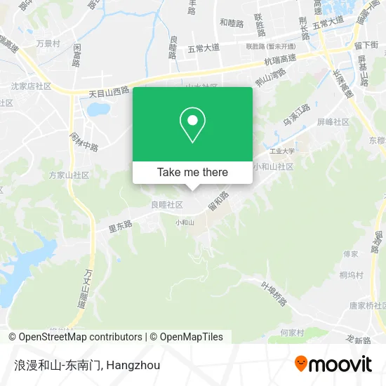 浪漫和山-东南门 map