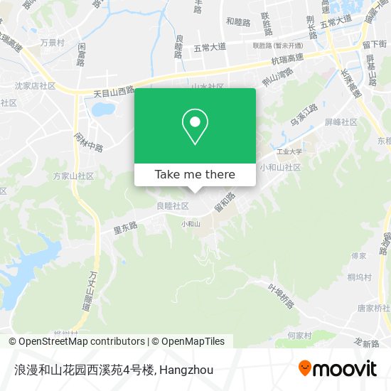 浪漫和山花园西溪苑4号楼 map