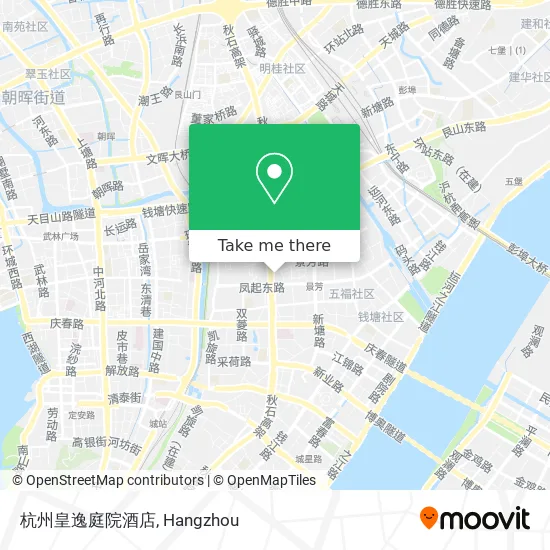 杭州皇逸庭院酒店 map