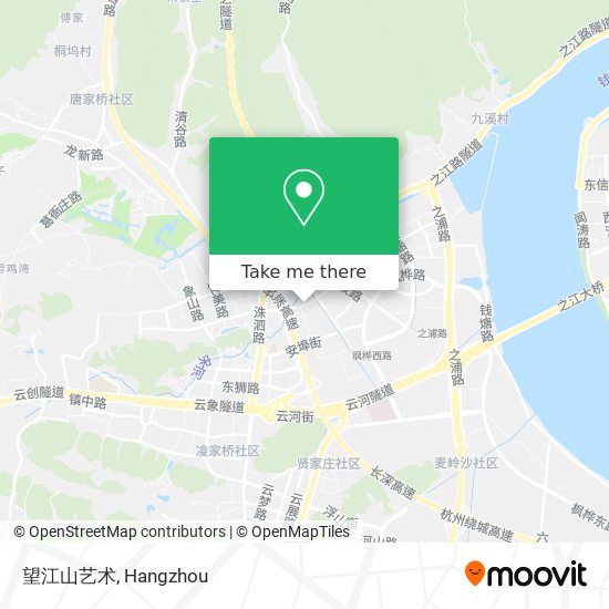 望江山艺术 map