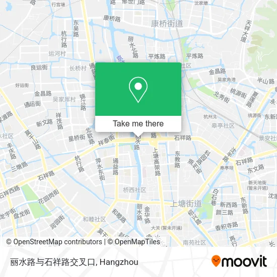 丽水路与石祥路交叉口 map