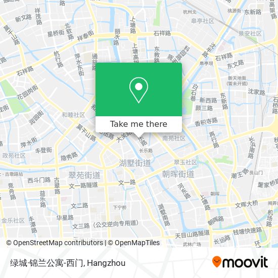 绿城·锦兰公寓-西门 map