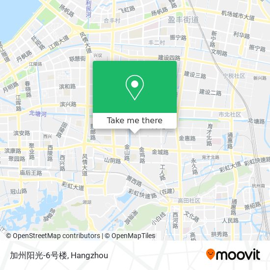 加州阳光-6号楼 map