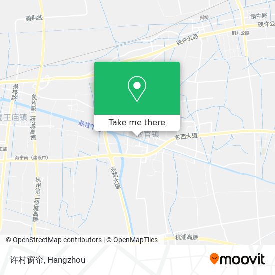 许村窗帘 map