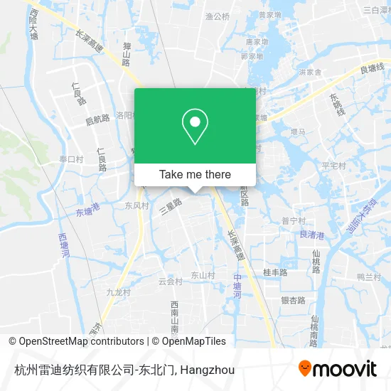 杭州雷迪纺织有限公司-东北门 map