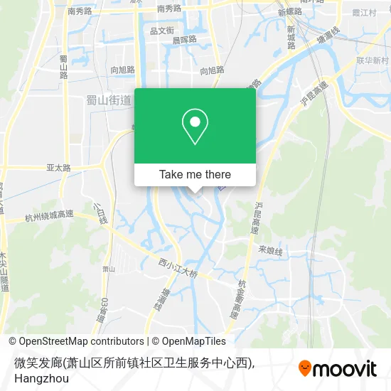 微笑发廊(萧山区所前镇社区卫生服务中心西) map