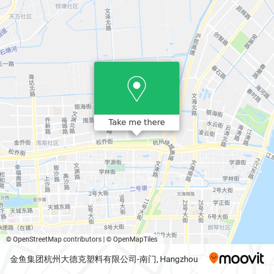金鱼集团杭州大德克塑料有限公司-南门 map