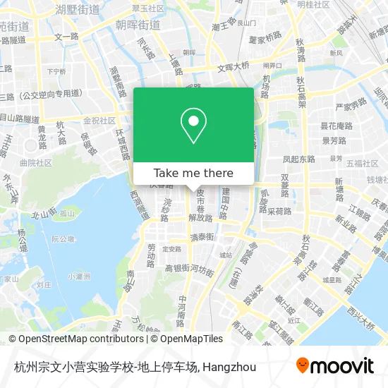 杭州宗文小营实验学校-地上停车场 map