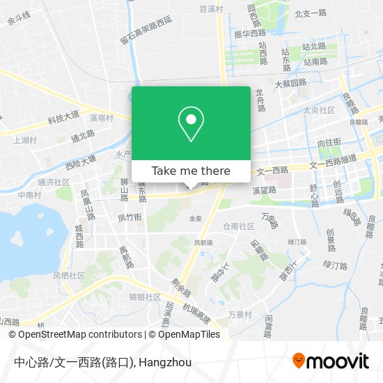 中心路/文一西路(路口) map