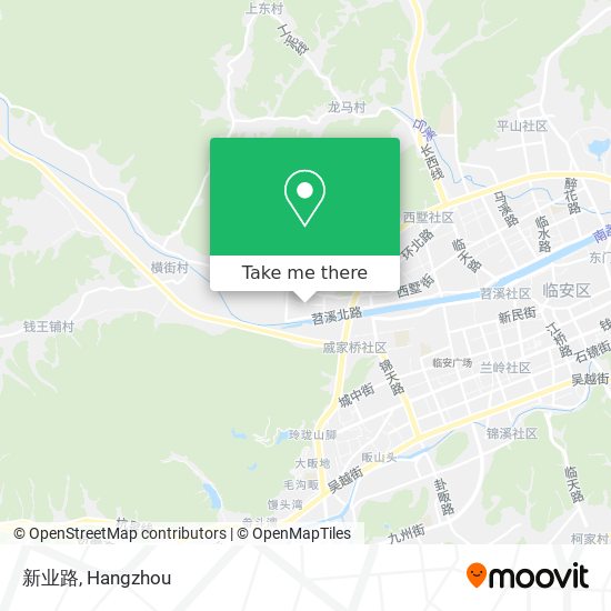 新业路 map