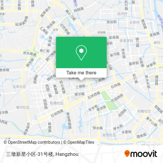 三墩新星小区-31号楼 map