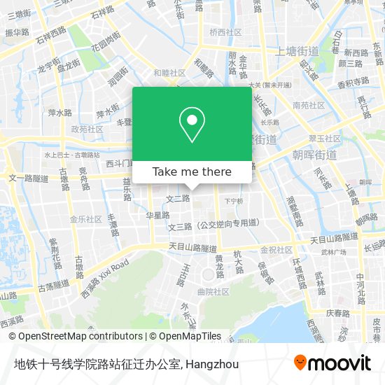 地铁十号线学院路站征迁办公室 map