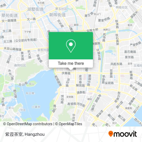紫霞茶室 map