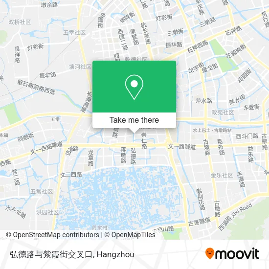 弘德路与紫霞街交叉口 map
