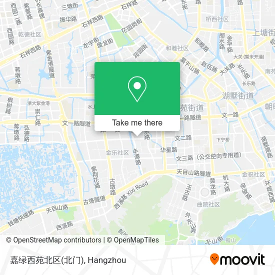 嘉绿西苑北区(北门) map