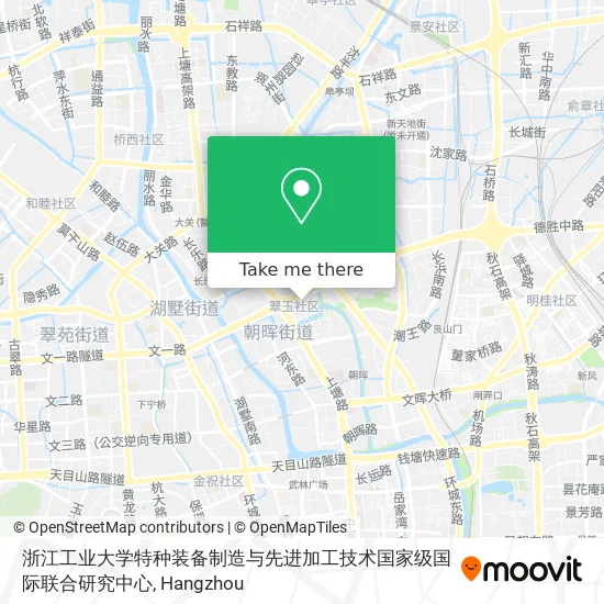 浙江工业大学特种装备制造与先进加工技术国家级国际联合研究中心 map