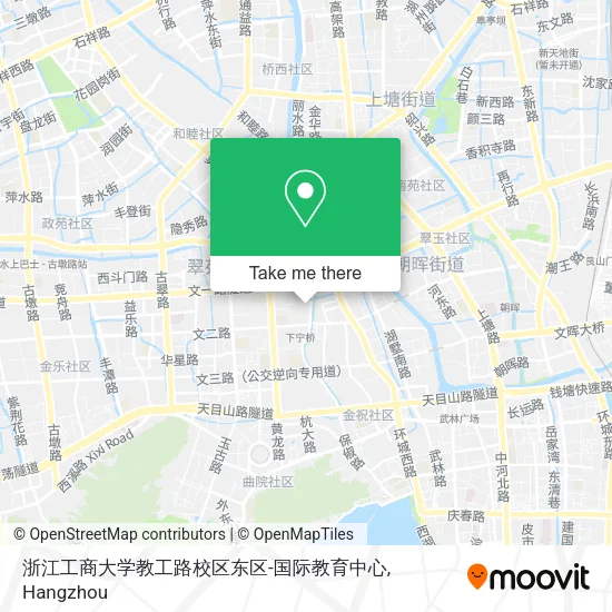 浙江工商大学教工路校区东区-国际教育中心 map