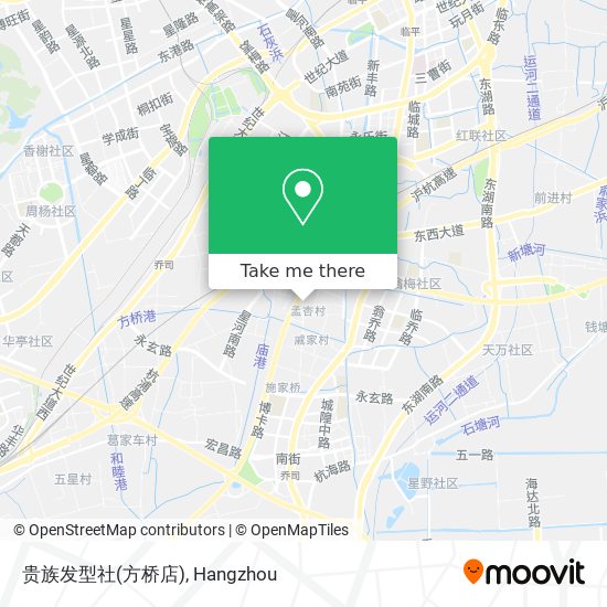 贵族发型社(方桥店) map