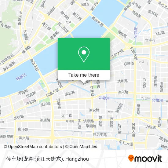 停车场(龙湖·滨江天街东) map