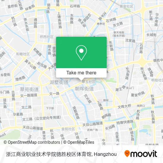 浙江商业职业技术学院德胜校区体育馆 map