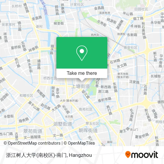 浙江树人大学(南校区)-南门 map