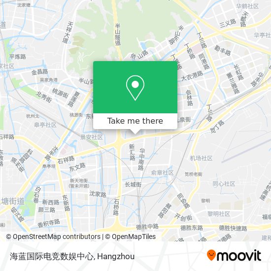 海蓝国际电竞数娱中心 map