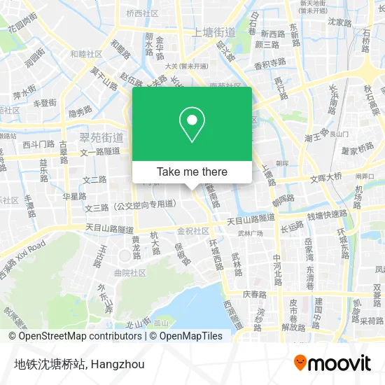 地铁沈塘桥站 map