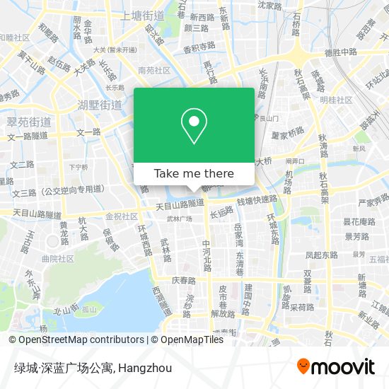 绿城·深蓝广场公寓 map