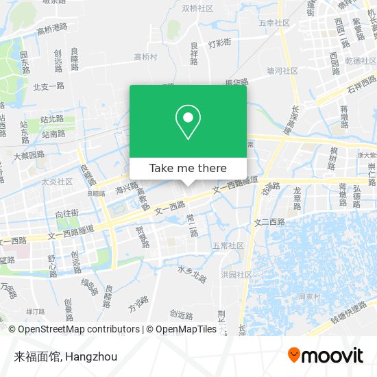 来福面馆 map