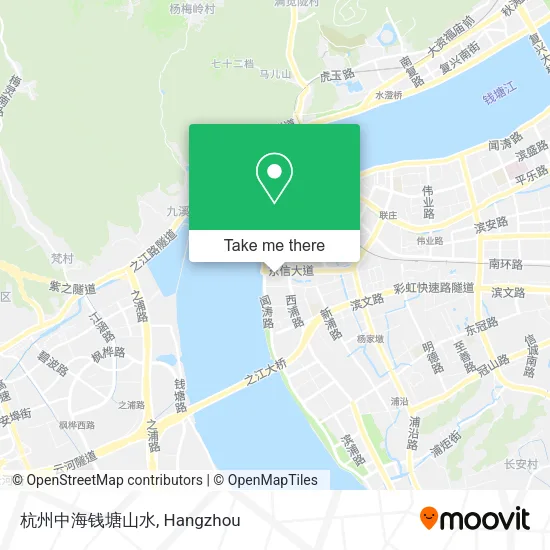杭州中海钱塘山水 map