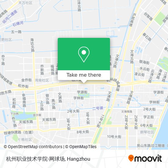杭州职业技术学院-网球场 map