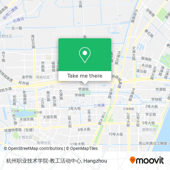 杭州职业技术学院-教工活动中心 map