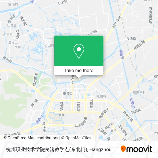杭州职业技术学院良渚教学点(东北门) map