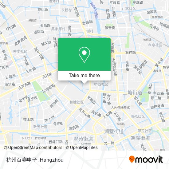杭州百赛电子 map