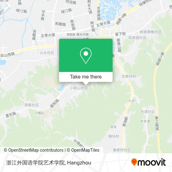 浙江外国语学院艺术学院 map
